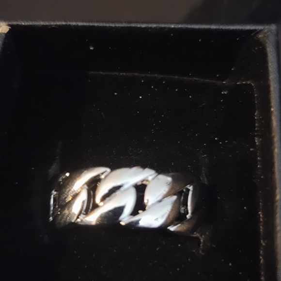 Men solid  silver  ring - Picture 6 of 7